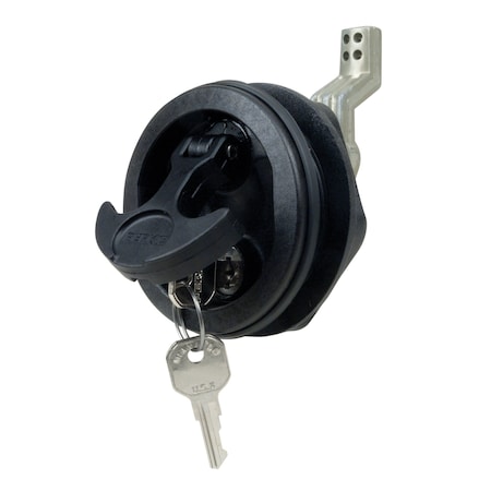 1091DP3BLK  Locking Latch 1/8 3/4 /Carpeted Surface Fits 2-1/2 Hole-1-1/4 1-7/8